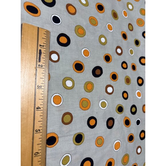 V.I.P. by Cranston Retro Circle Print Fabric 1/2 yard x 44" Cotton Sewing Materi - Picture 2 of 6